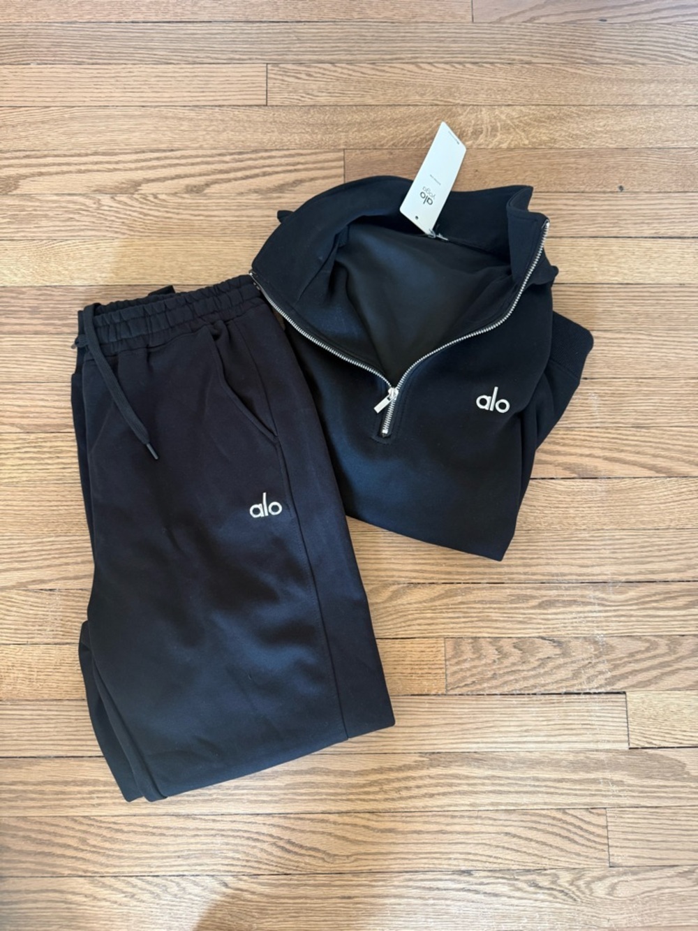 Black Cozy Sweatshirt ONLY (sweatpants sold)